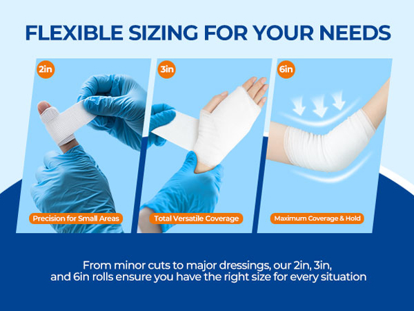 rolled gauze 4 inch sterile for wound care