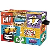 YNSZAS Collection Comic Book Storage Box, Comic Protector, 15.8" X 7.8" X 11.8", Collapsible Comi...