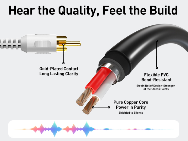 1/8 Inch Mini Jack to Dual RCA Y Splitter Cord