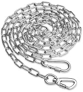 Heavy Duty Dog Chain for Yard-15FT Metal Dog Chain Leash Chew Proof,Long Dog Lead for Outside wit...