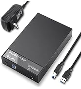 Hard Drive Enclosure, RSHTECH USB 3.0 to SATA External Hard Drive Docking Station for 3.5 inch SA...