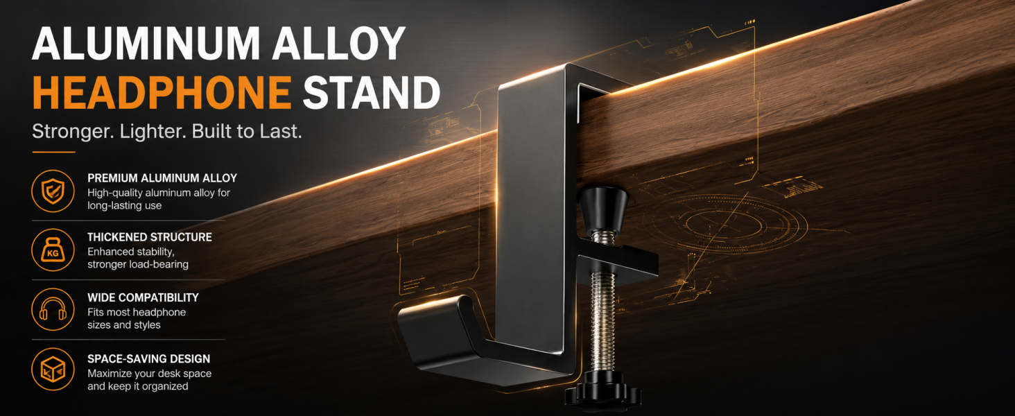 Aluminum Alloy Headphone Holder