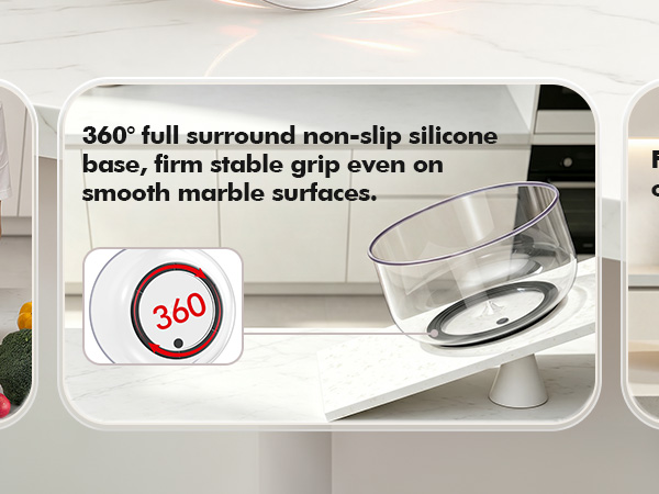salad spinner lettuce spinner non-slip silicone base
