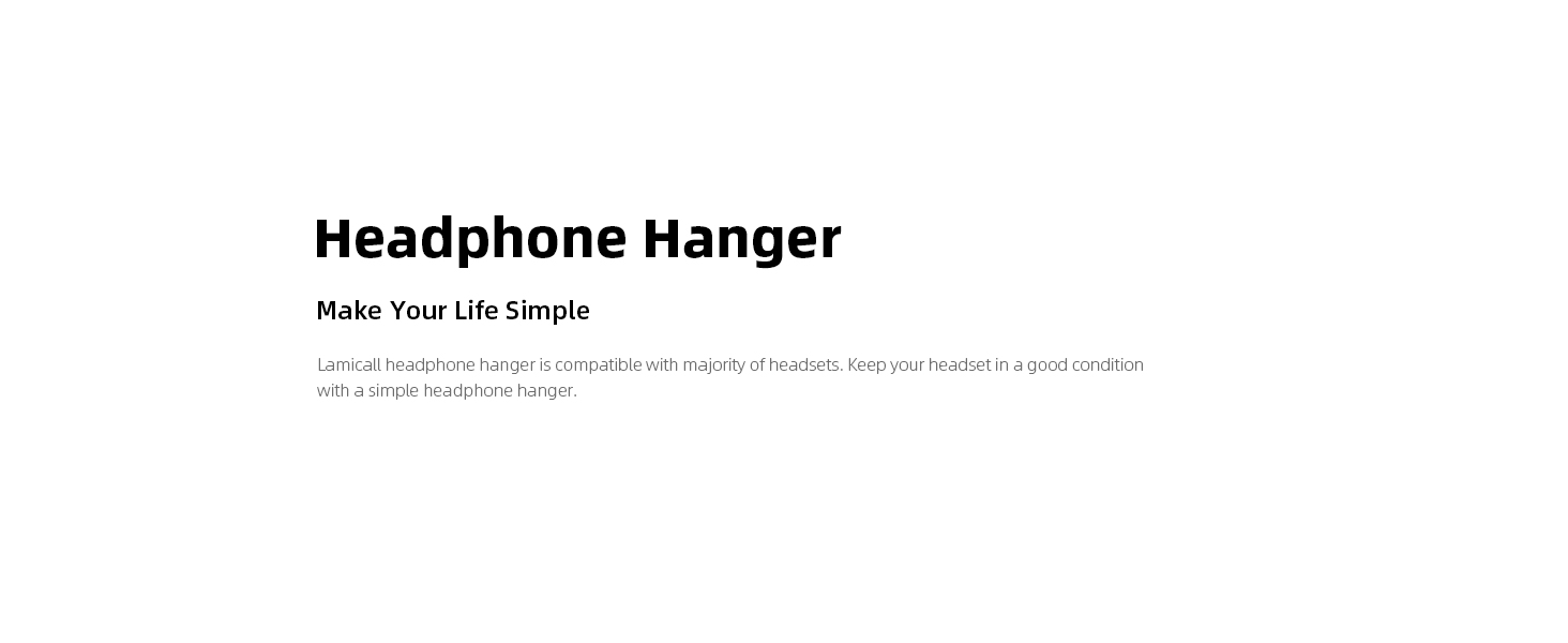 headset hanger hook holder