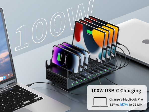 ipad charging station