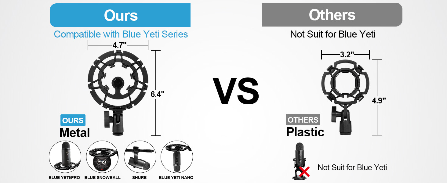 mic stand for blue yeti