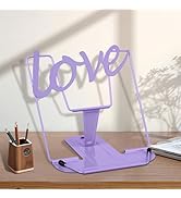 Adjustable Metal Book Stand Book Holder, Book Stand for Reading,Documents Holder, Sturdy Typing S...