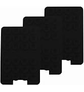 Meroqeel 3 Pack Silicone Phone Wallet Suction Cup Phone Card Holder Mount for Phone Case, Adhesiv...