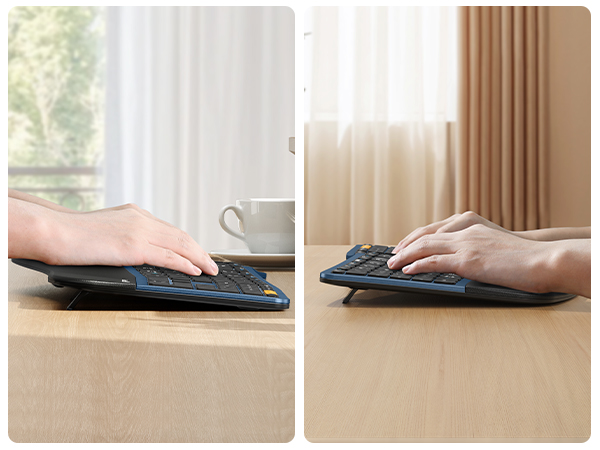 EKM01 plus Full Size Ergonomic Wireless Keyboard Mouse Combo - dark blue A+ page (8)