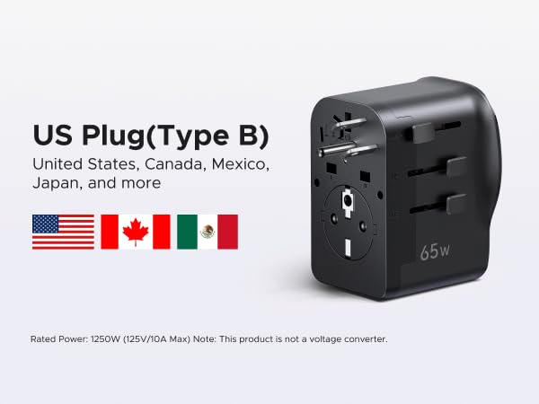 US Plug Type B