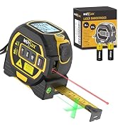 Muylux 3-in-1 Laser Tape Measure, Digital Tape Measure with Laser Distance Measuring Tool, LCD Di...