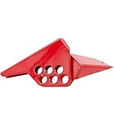 TRADESAFE Standard Ball Valve Lockout - Red Valve Lockout Device for 1/4 inch to 1 inch Pipe Diam...