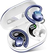 Wireless Earbuds Sport, 2025 Bluetooth 5.4 Headphones Bass Hi-Fi Stereo Over Ear Buds, 56Hrs Nois...