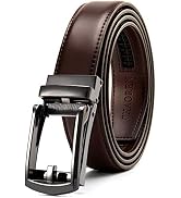 CHAOREN Mens Dress Belt - Ratchet Belt Leather 1 1/4" Comfort Click - Perfect Companion to Mens D...