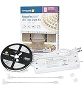 Armacost Lighting 421502 Ribbon Flex Home LED Tape Light Kit, 16 ft, AC Dimmable (3000K) 300 LED ...