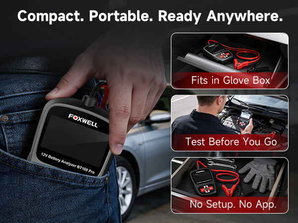 FOXWELL BT100 PRO car battery tester