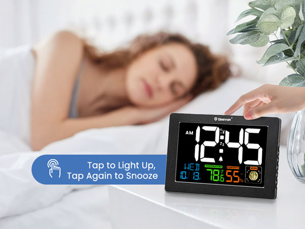 Tap to Light Up, Tap Again to Snooze
