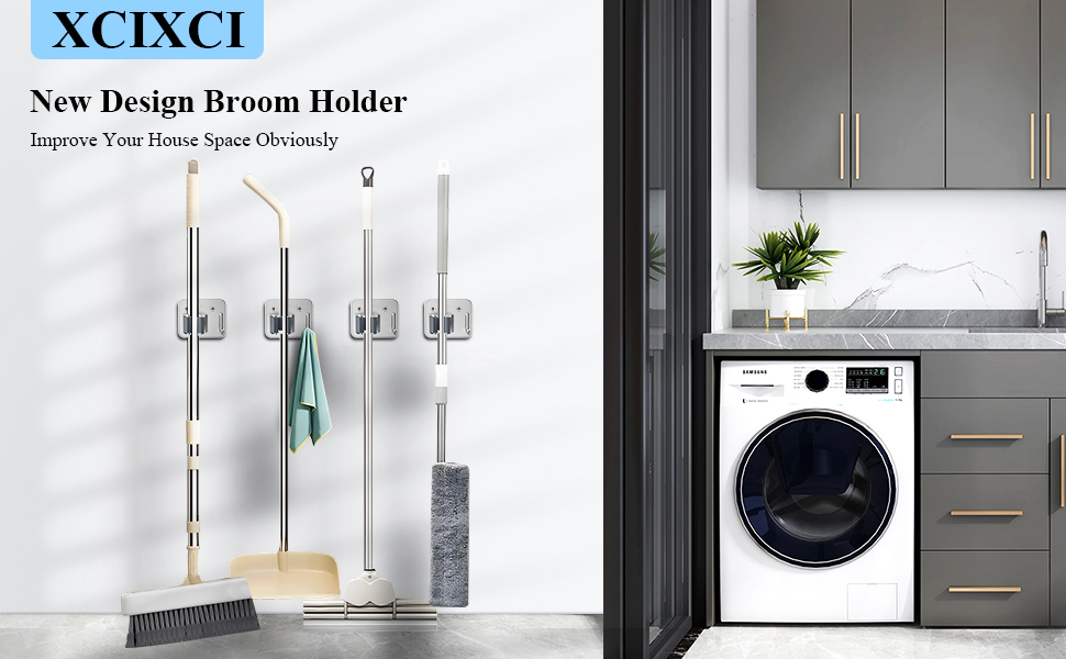 Broom holder Wall Mount
