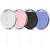 Bluetooth Tracker 4-Pack (Four Colors), Key Finder & Item Locator Compatible with Apple Find My (...