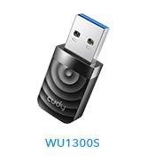 Cudy AC1300 WiFi USB 3.0 Adapter for PC, USB WiFi Dongle, 5Ghz /2.4Ghz, WiFi USB 3.0, Wireless Ad...