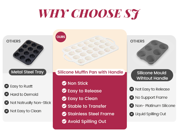 silicone muffin pan