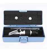 Brix Meter Refractometer,Honey Refractometer,Brix Refractometer 0-90% for Measuring Sugar Content...