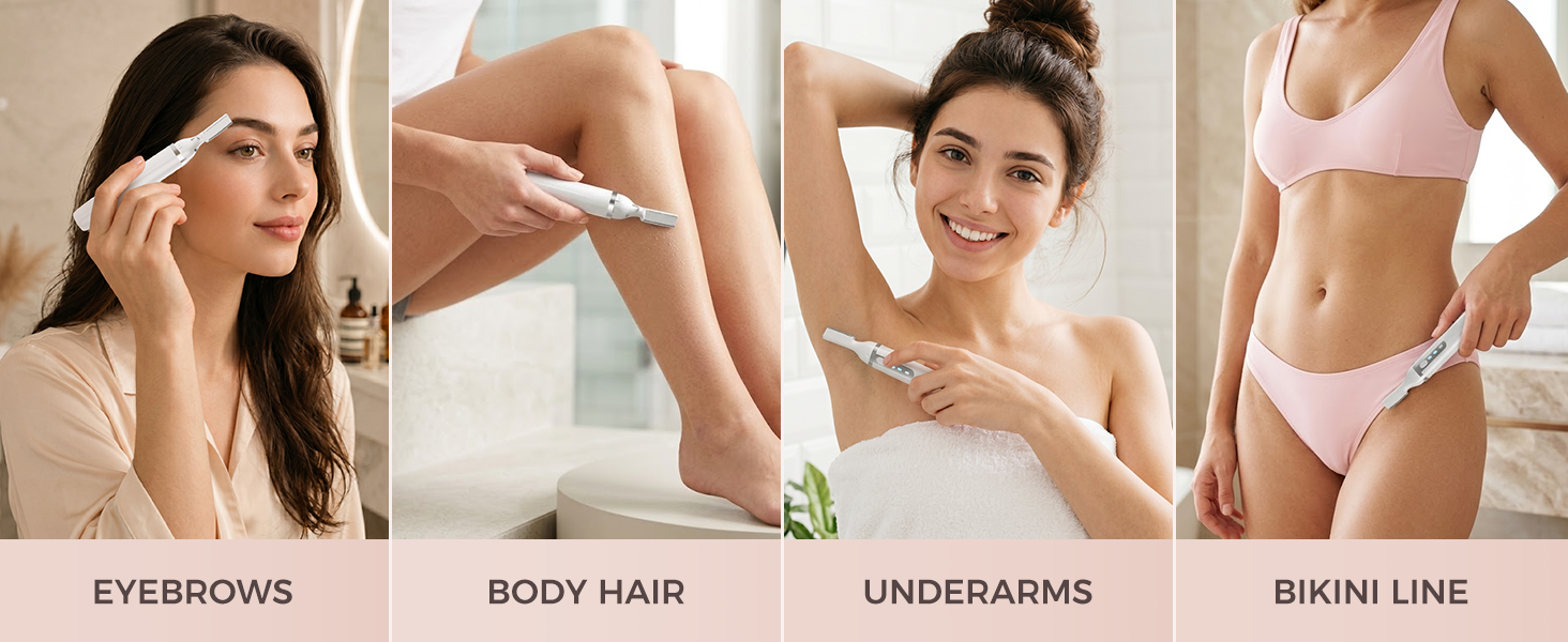 EYEBROWS BODY HAIR UNDERARMS BIKINI LINE