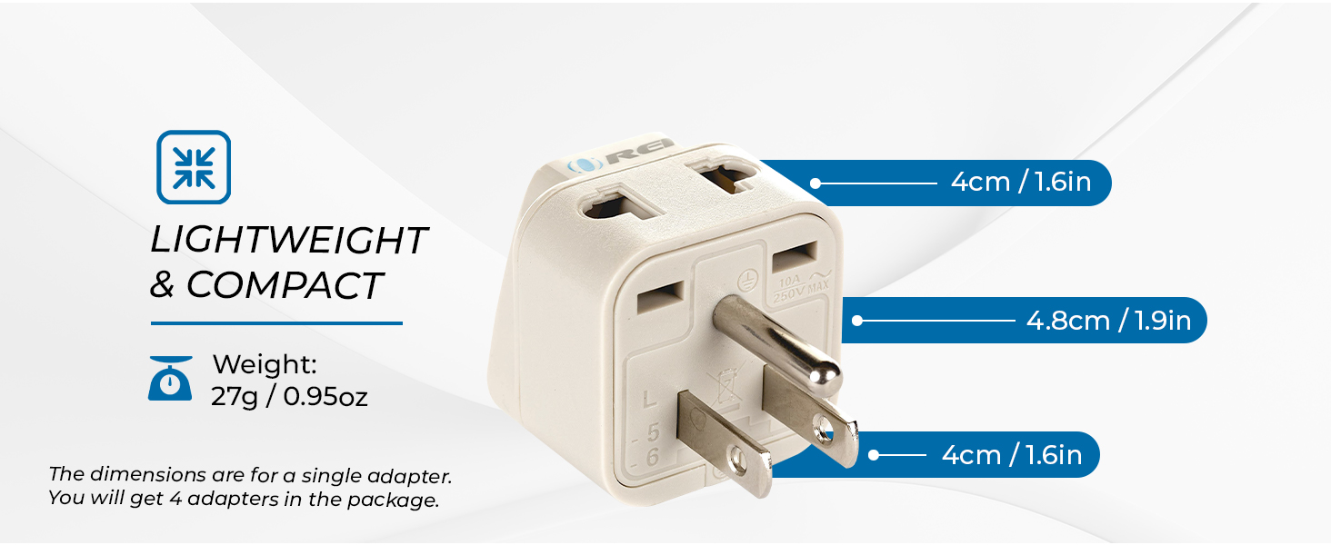 uk to usa plug adaptor