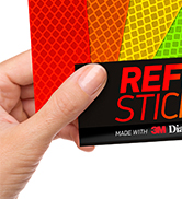 reflective stickers 3m tape mailbox reflectors for helmet vinyl hard hat sticker car