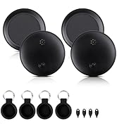 Dual System Bluetooth Tracker for iOS and Android: Smart Tag 4 Pack - Compatible with Apple Find ...