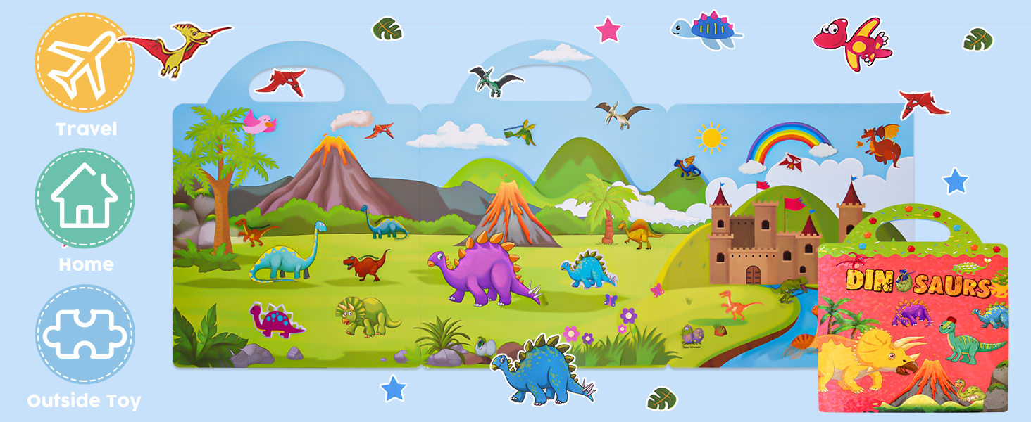 Reusable Sticker Book for Toddlers