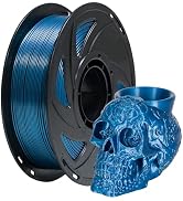 TRONXY PETG 3D Printer Filament Blue, 1.75 mm Filament with Metallic Gloss, Dimensional Accuracy ...
