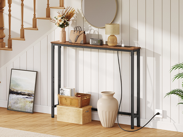 narrow entryway hallway table for foyer front door table