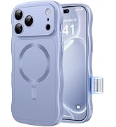 CAPRARO Magnetic for iPhone 18 Pro Case iPhone 17 Pro Case Wavy Shockproof Drop Protection