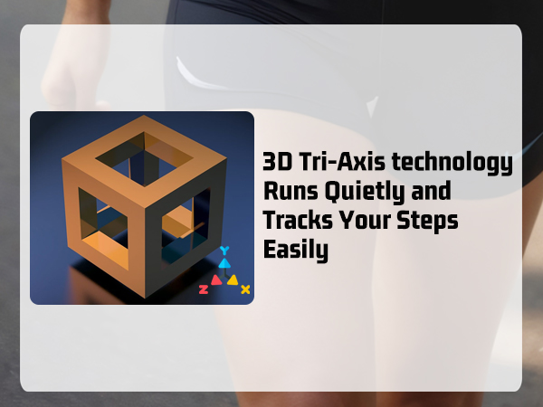 U-Trak 3D Pedometer for Walking with 3D Tri-Axis technology