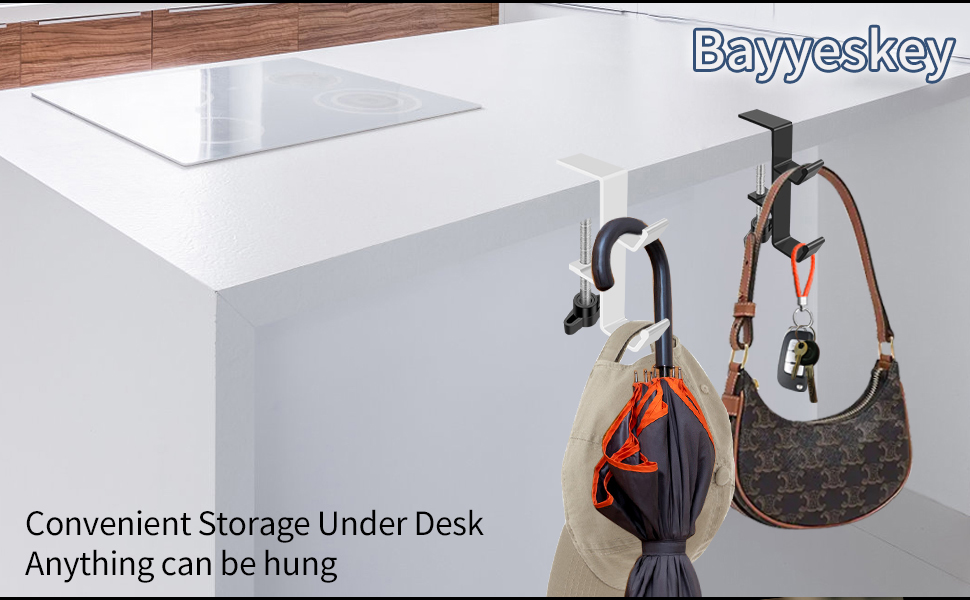 Under-Table Handbag Hanger Wallet Hook