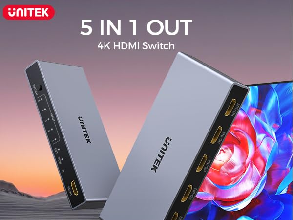 5 in 1 out hdmi switch