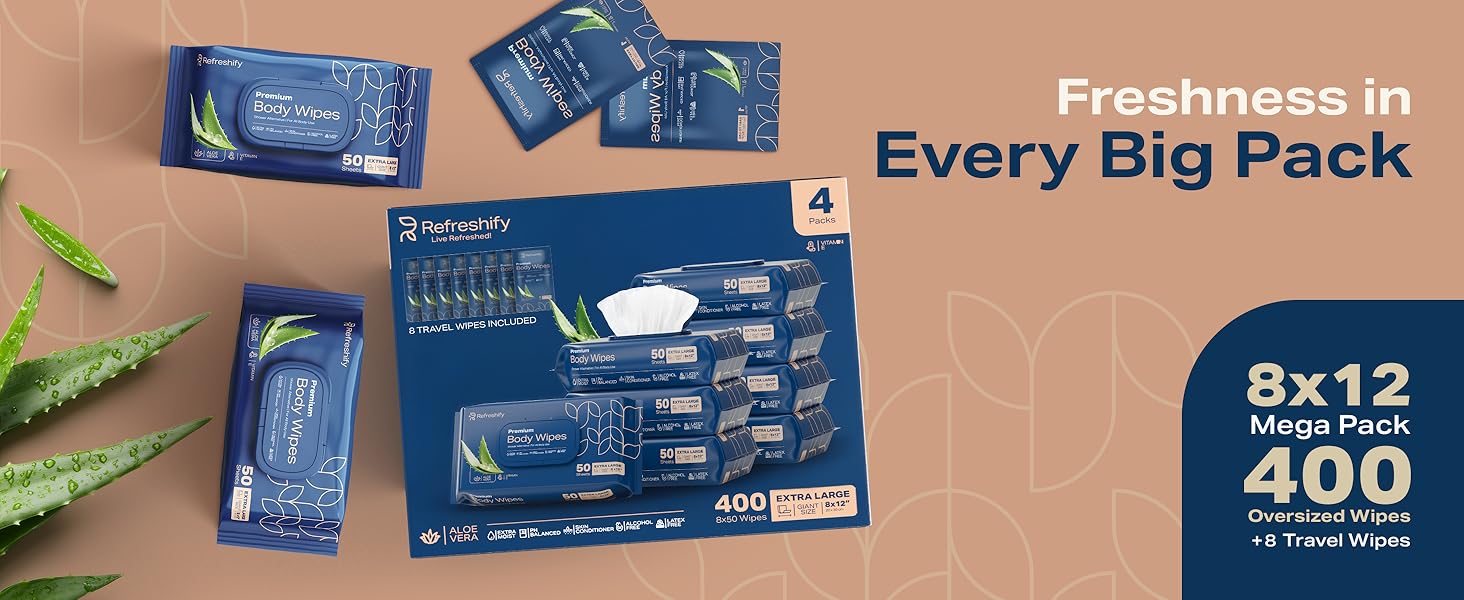 premium body wipes