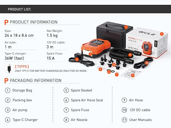Battery pump for Inflatables