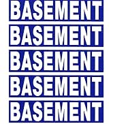 Tag-A-Room Color Coded Moving Box Label (Basement)
