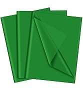 NEBURORA Green Tissue Paper for Gift Bags 60 Sheets Green Wrapping Tissue Paper Bulk 14 X 20 Inch...