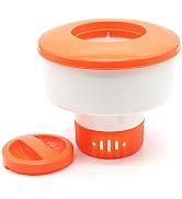 ODJSY Pool Chlorine Floater, 7" Diameter Floatation Device can accommodate 3" Tablet Chemical Dis...