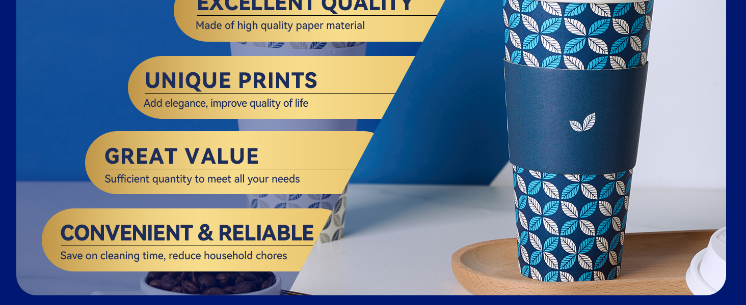 coffee cups with lids sleeves