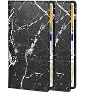 TILDOSAC 2Pack Leather Car Registration and Insurance Card Holder, Car Document Holder for Cards ...