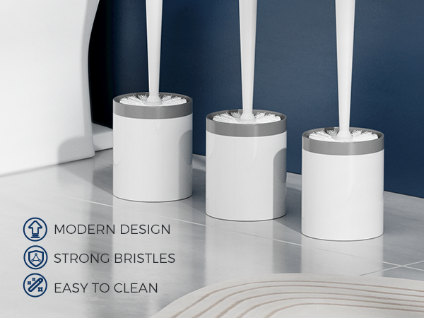 toilet bowl brush and holder