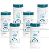 6 Pack Canister Hand Sanitizing Wipes, Alcohol Free 450 Count Canister Disposable Hand Sanitizer ...