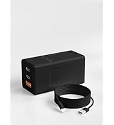 65W GaN USB C Charger, 3-Port PD Fast Charger Block– Compact USB-C Power Adapter for MacBook Pro/...