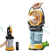 2026 New Portable Misting Fan with 30000mAh Rechargeable Battery, 120° Auto Oscillating Battery P...