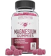 Magnesium Gummies - 770 MG Magnesium Citrate - Promotes Calmness & Improves Sleep. Helps Muscles ...