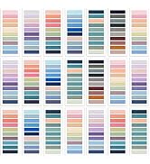 SIQUK 4200 Pieces Sticky Tabs for Annotating Books Tabs Morandi Sticky Flags Clear Transparent Pa...